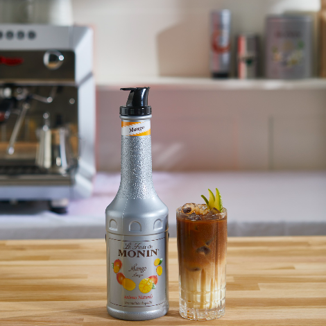 Monin Mango Fruit Mix Puree (1 Litre) - Discount Coffee