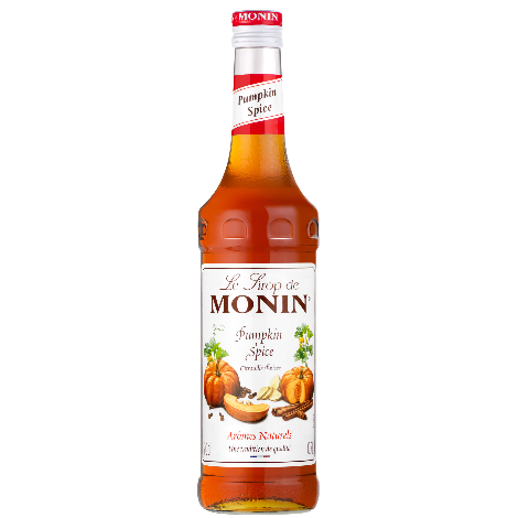 Monin Pumpkin Spice Flavouring Syrup (700ml) - Discount Coffee