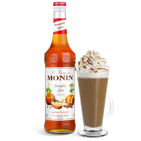 Monin Pumpkin Spice Flavouring Syrup (700ml) - Discount Coffee
