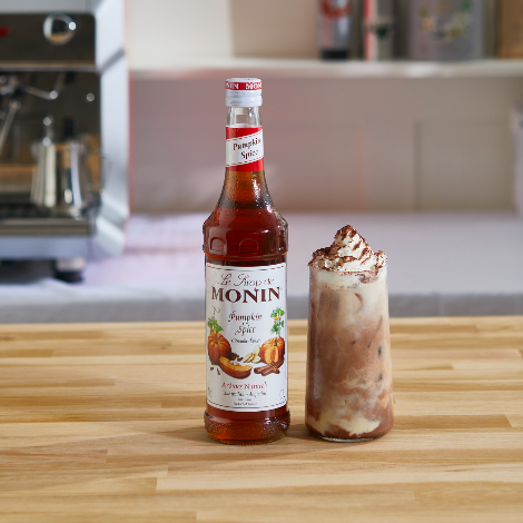 Monin Pumpkin Spice Flavouring Syrup (700ml) - Discount Coffee