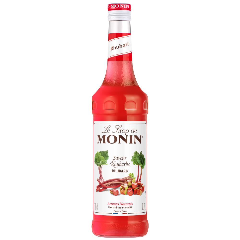 Monin Rhubarb Flavouring Syrup (700ml) - Discount Coffee
