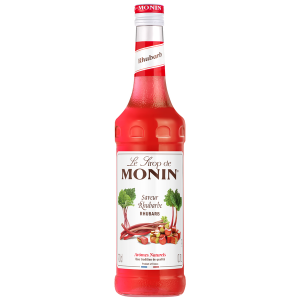 Monin Rhubarb Flavouring Syrup (700ml) - Discount Coffee