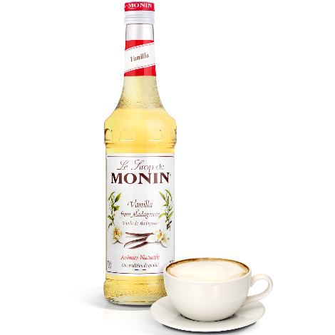 Monin Vanilla Flavouring Syrup (700ml) - Discount Coffee