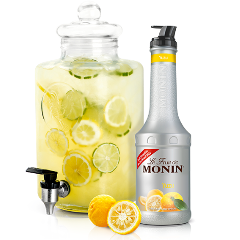 Monin Yuzu Fruit Mix Puree (1 Litre) - Discount Coffee