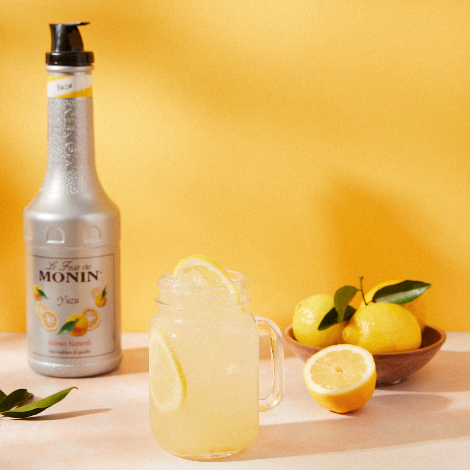 Monin Yuzu Fruit Mix Puree (1 Litre) - Discount Coffee