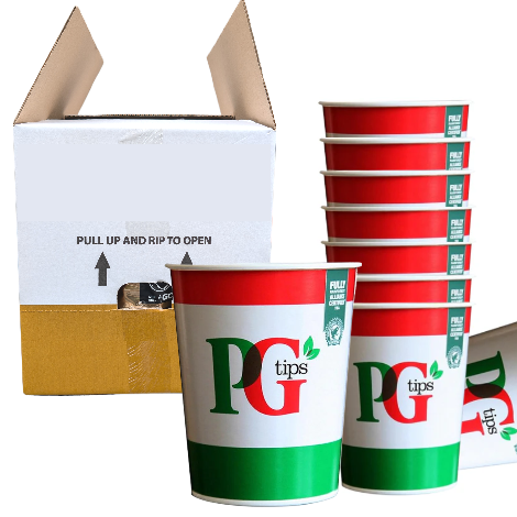12oz Foil Sealed Drinks - PG Tips White Tea - Nescafe & Go Case (15 x 10 Pack) - Discount Coffee