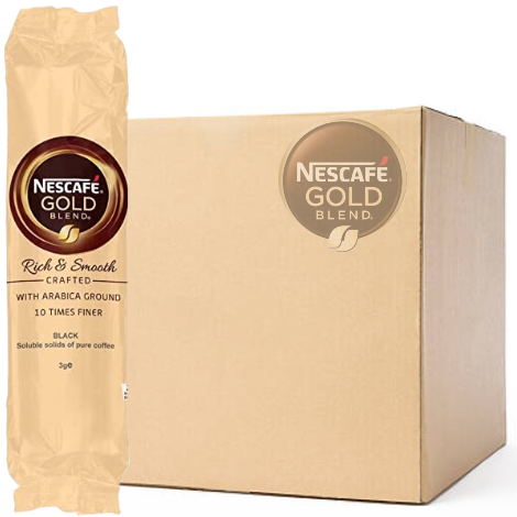 Nescafe Gold Blend 73mm Incup Black Coffee - Full Case (12 x 25 Cups) - Discount Coffee