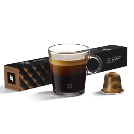Nespresso Cioccolatino Chocolate Coffee Capsules (10) - Discount Coffee
