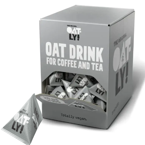 Oatly Oat Milk Pyramids Single Portions (100x20ml) - Discount Coffee