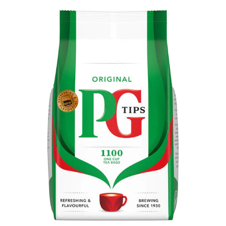 PG Tips Original Tea Bag Pack (1100) - Discount Coffee