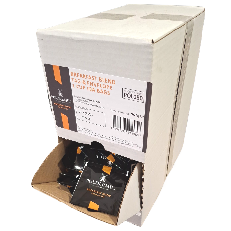English Breakfast Tag & Envelope Tea (250) - Discount Coffee