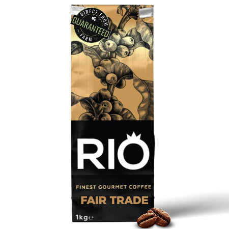 Rio Fair trade 100% Arabica Coffee Beans (1kg) | Discount Coffee