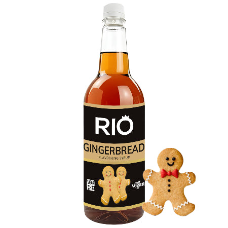 Rio Sugar Free Gingerbread Syrup (1 Litre) - Discount Coffee