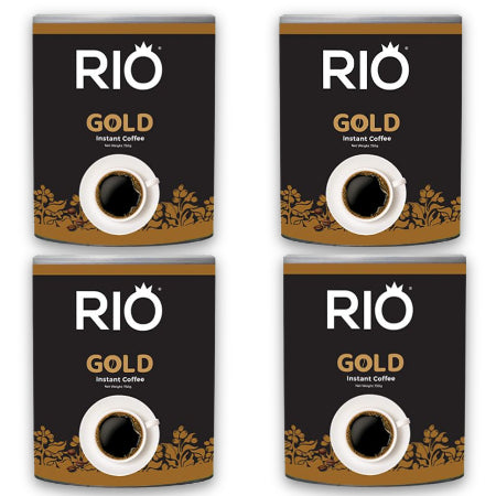 Rio Gold Freeze Dried Instant Coffee - Bulk Buy (4 x 750g)
