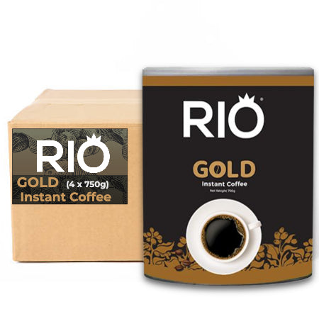 Rio Gold Freeze Dried Instant Coffee - Bulk Buy (4 x 750g) - Discount Coffee