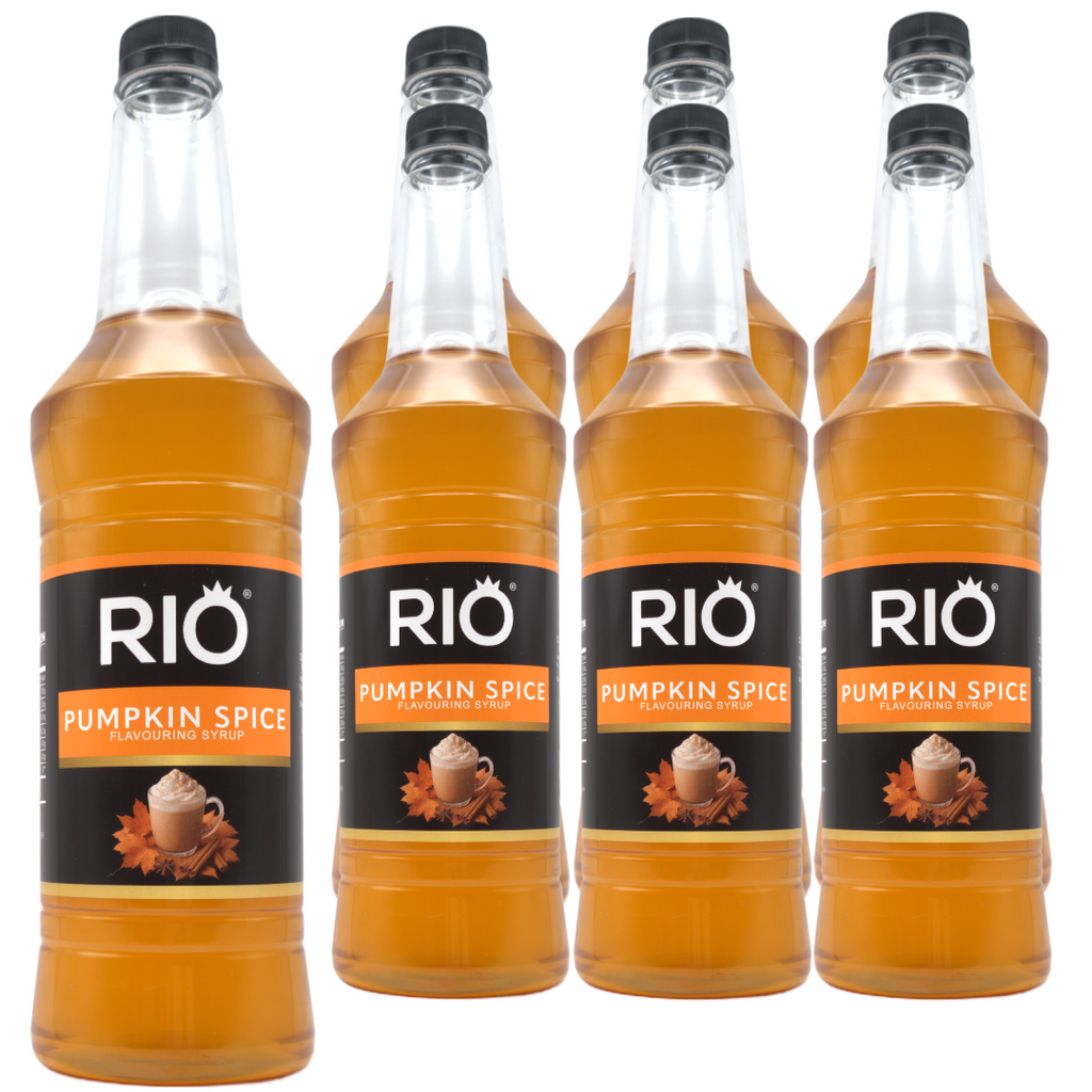 Rio Pumpkin Spice Flavouring Syrup - Full Case (6 x 1 Litre) - Discount Coffee