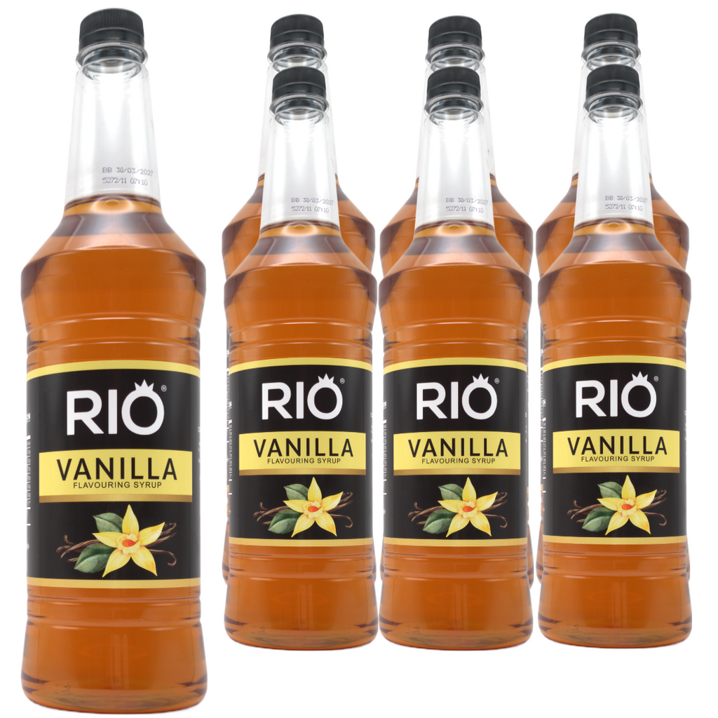 Rio Vanilla Syrup - Full Case (6 x 1 Litre) - Discount Coffee