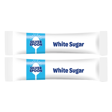 Silver Spoon White Sugar Sticks (1000 Sticks) - Discount Coffee