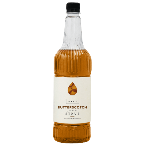 Simply Butterscotch Flavouring Syrup (1 Litre) - Discount Coffee