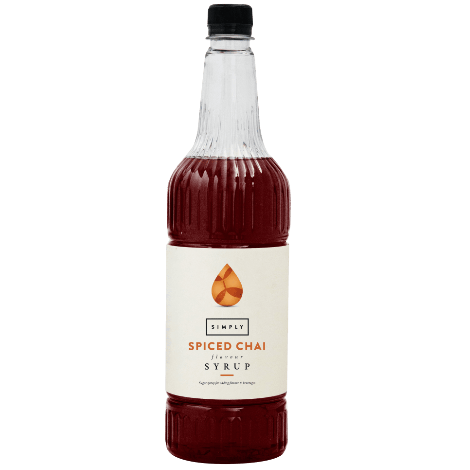 Simply Spiced Chai Flavouring Syrup (1 Litre) - Discount Coffee