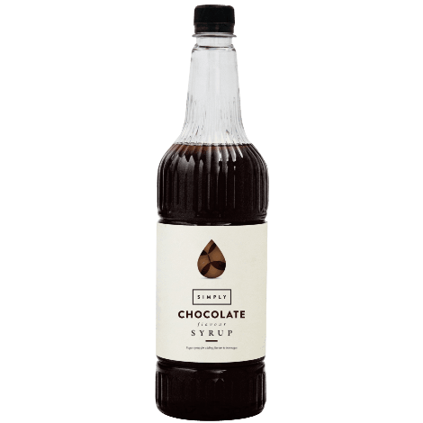 Simply Chocolate Flavouring Syrup (1 Litre) - Discount Coffee