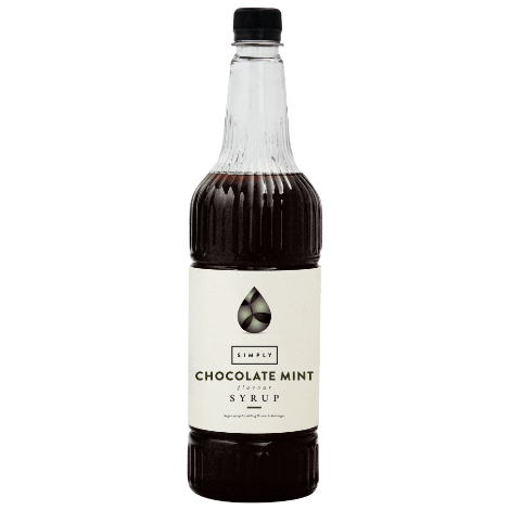 Simply Chocolate Mint Flavouring Syrup (1 Litre) - Discount Coffee