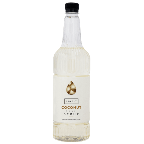 Simply Coconut Flavouring Syrup (1 Litre) - Discount Coffee