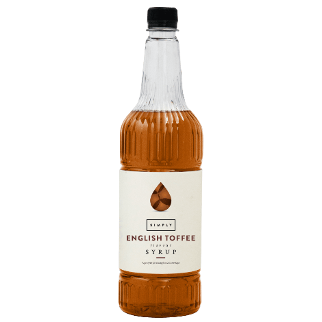 Simply English Toffee Flavouring Syrup (1 Litre) - Discount Coffee