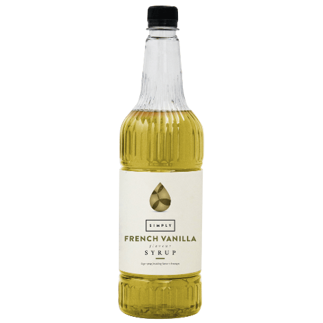 Simply French Vanilla Flavouring Syrup (1 Litre) - Discount Coffee