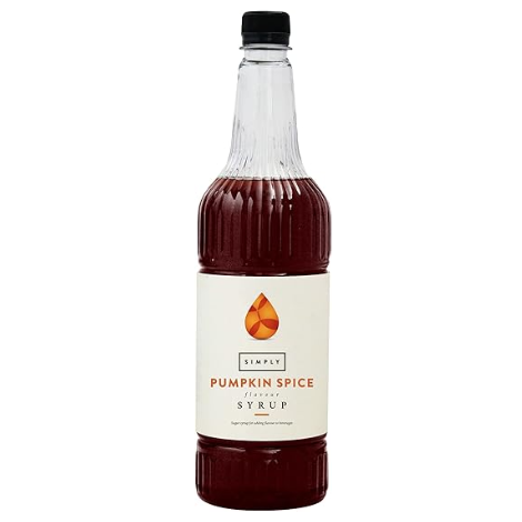 Simply Pumpkin Spice Flavouring Syrup (1 Litre) - Discount Coffee