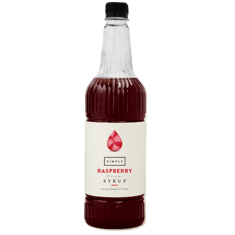Simply Raspberry Flavouring Syrup (1 Litre) - Discount Coffee