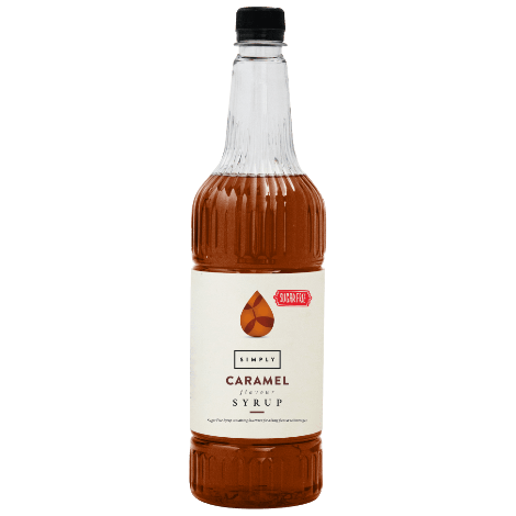 Simply Sugar Free Caramel Flavouring Syrup (1 Litre) - Discount Coffee