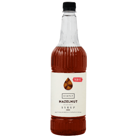 Simply Sugar Free Hazelnut Flavouring Syrup (1 Litre) - Discount Coffee
