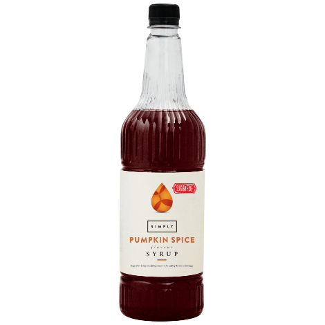 Simply Sugar Free Pumpkin Spice Flavouring Syrup (1 Litre) - Discount Coffee