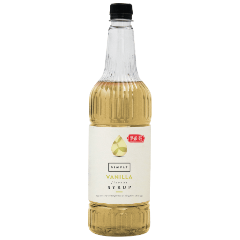 Simply Sugar Free Vanilla Flavouring Syrup (1 litre) - Discount Coffee