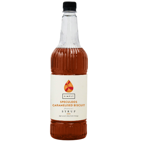 Simply Speculoos Flavouring Syrup (1 Litre) - Discount Coffee