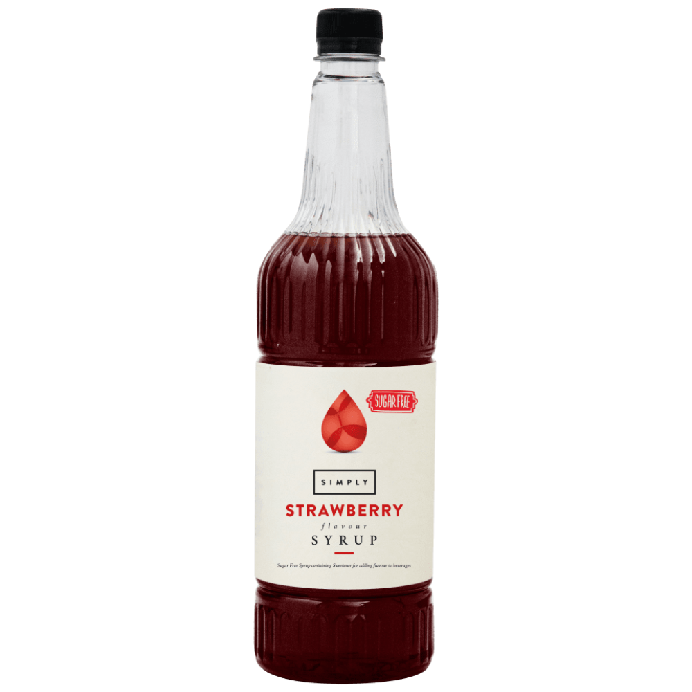 Simply Strawberry Sugar Free Flavouring Syrup (1 Litre)