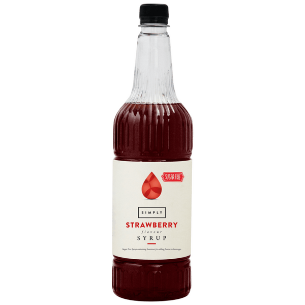 Simply Strawberry Sugar Free Flavouring Syrup (1 Litre)