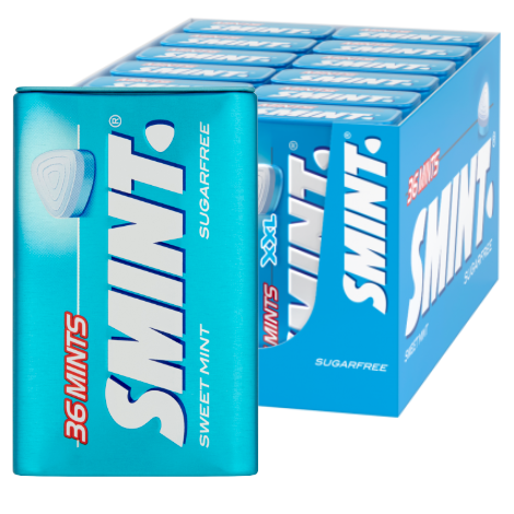 Smint Sweet Mint Sugar Free - Bulk Buy (12 x 36 Mints)