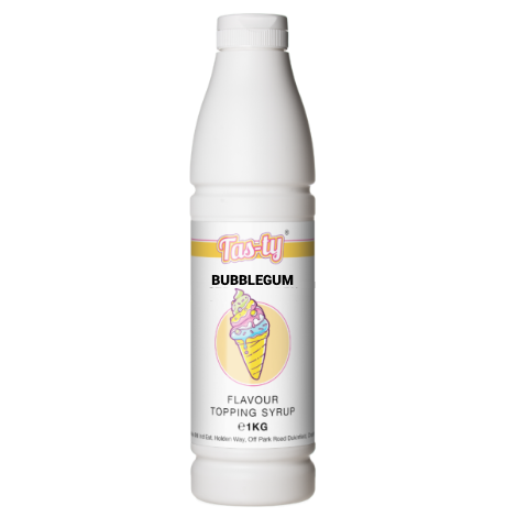 Tasty Luxury Bubblegum Topping Sauce (1kg)
