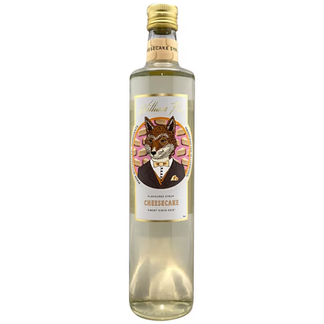 William Fox Cheesecake Flavouring Cocktail Syrup (750ml) - Discount Coffee