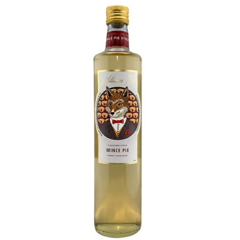 William Fox Mince Pie Flavouring Cocktail Syrup (750ml) - Discount Coffee