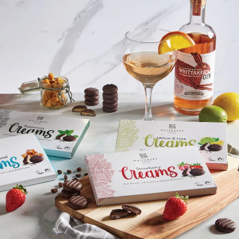 Whitakers Chocolate Strawberry Creams (150g) - Discount Coffee