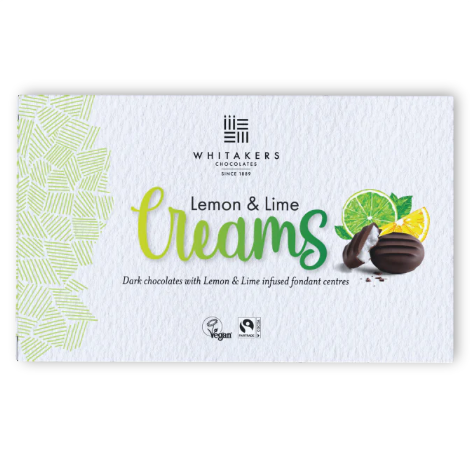 Whitakers Chocolate Lemon & Lime Creams (150g) - Discount Coffee