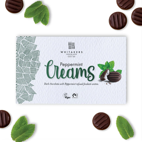 Whitakers Chocolate Mint Creams (150g) - Discount Coffee