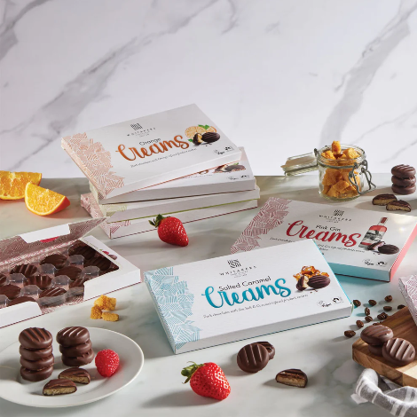 Whitakers Chocolate Orange Creams (150g) - Discount Coffee