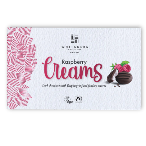 Whitakers Chocolate Raspberry Creams (150g) - Discount Coffee