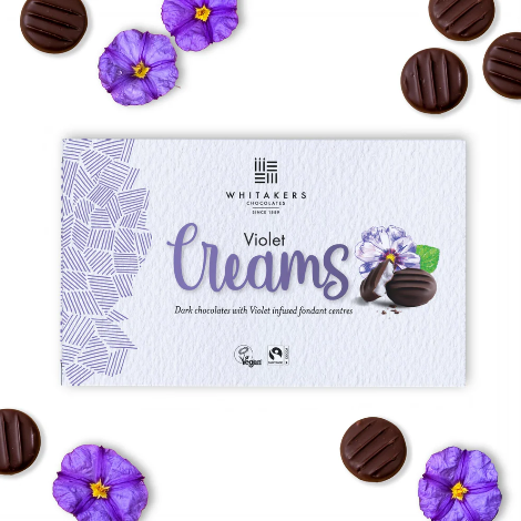 Whitakers Chocolate Violet Creams (150g) - Discount Coffee