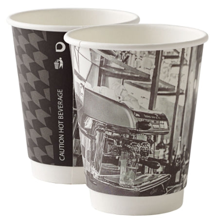 12oz Double Wall Barista Paper Cups (500) | Discount Coffee
