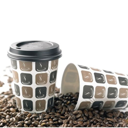 12oz Cafe Mocha Hot Drink Paper Cups (1000) | Discount Coffee